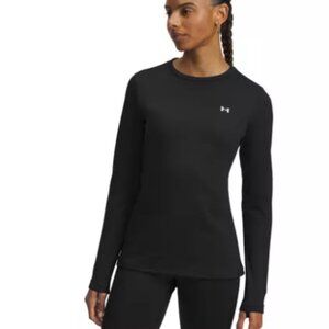 UNDER ARMOUR Coldgear Long Sleeve Base 4.0 Shirt Black Size Small Fitted